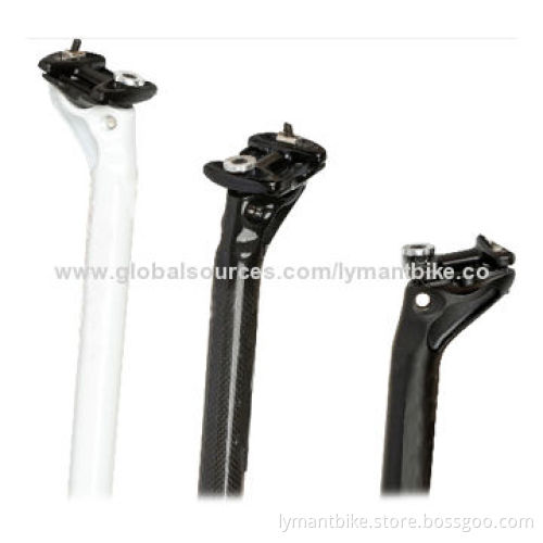 Bicycle Seat Post, AL6061 3D Forged and Carbon, 27.2/30.8/31.6mm Diameter, 300/350mm Length